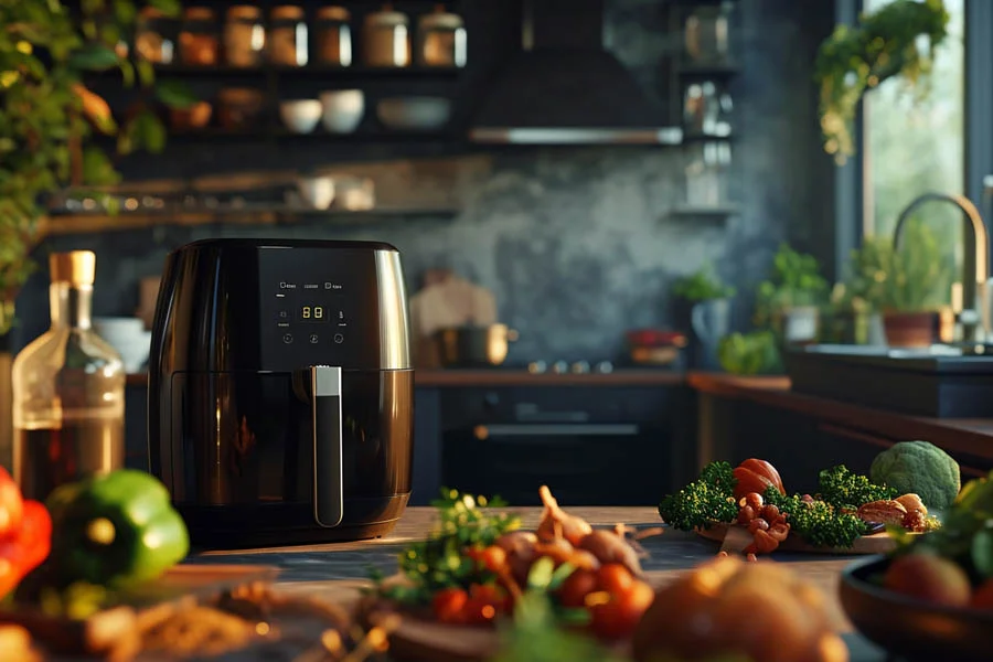 cooking in an air fryer