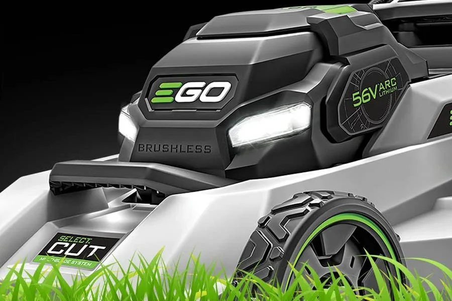 electric battery lawnmower